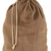 J-Line Zak Kerst Zacht Textiel Bruin Large New