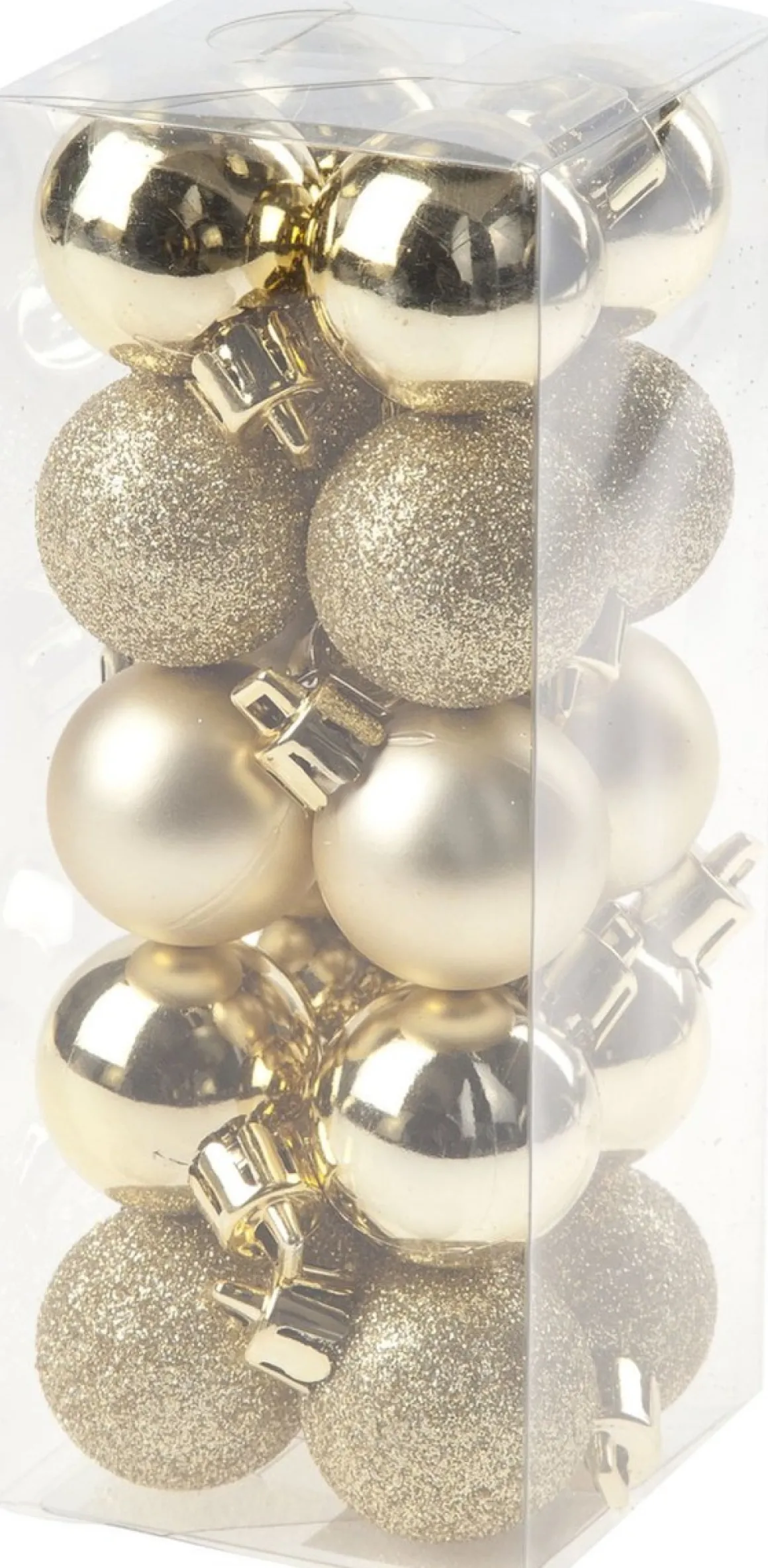 Merkloos Kerstballen - 40 Stuks - Goud En Zwart - Mix - 3 Cm - Mat - Glans - Glitter - Kunststof Goudkleurig, Zwart Cheap