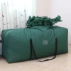 Merkloos Kerstspullen Opbergers^Kerstboom Opbergtas Kerstcadeau Stofbestendige Opbergtas, Maat: 135X40X50Cm (Groen)