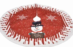 Without lemon Kerstboomstandaarden^Kerstboom Rok - Binnenhuis Decoratie - Kerst Decoratie Vloerkleed - s - Rond Kerstkleed - Onder Kerstboom - 80Cm