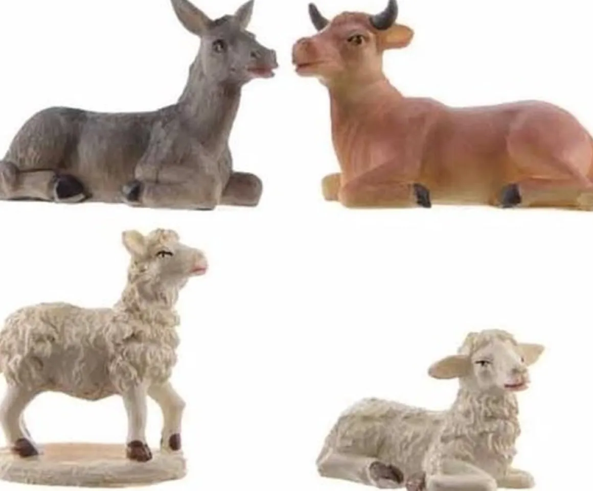 Bellatio Decorations Kerst Dierenbeeldjes Van Polystone 9 Cm Discount