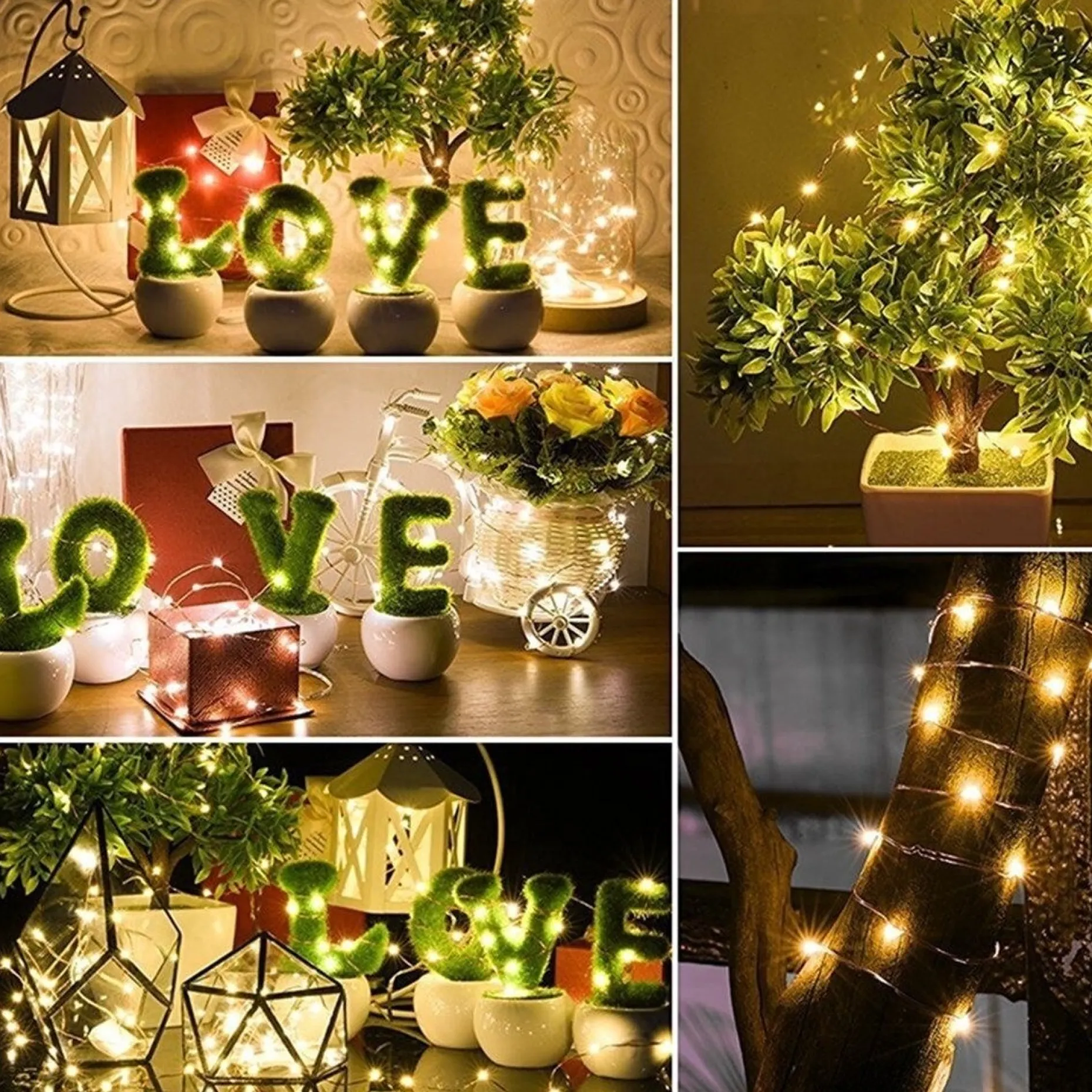 ABC-Led Lichtslangen^Kerst Koperdraad Led Verlichting - Rood - 5 Meter - Incl. Batterijen Rood Licht 5 Meter