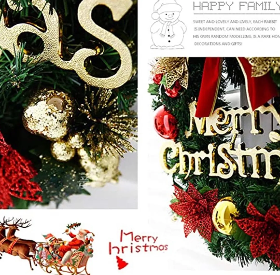 * Kerstkrans - Christmas Decoration Cheap