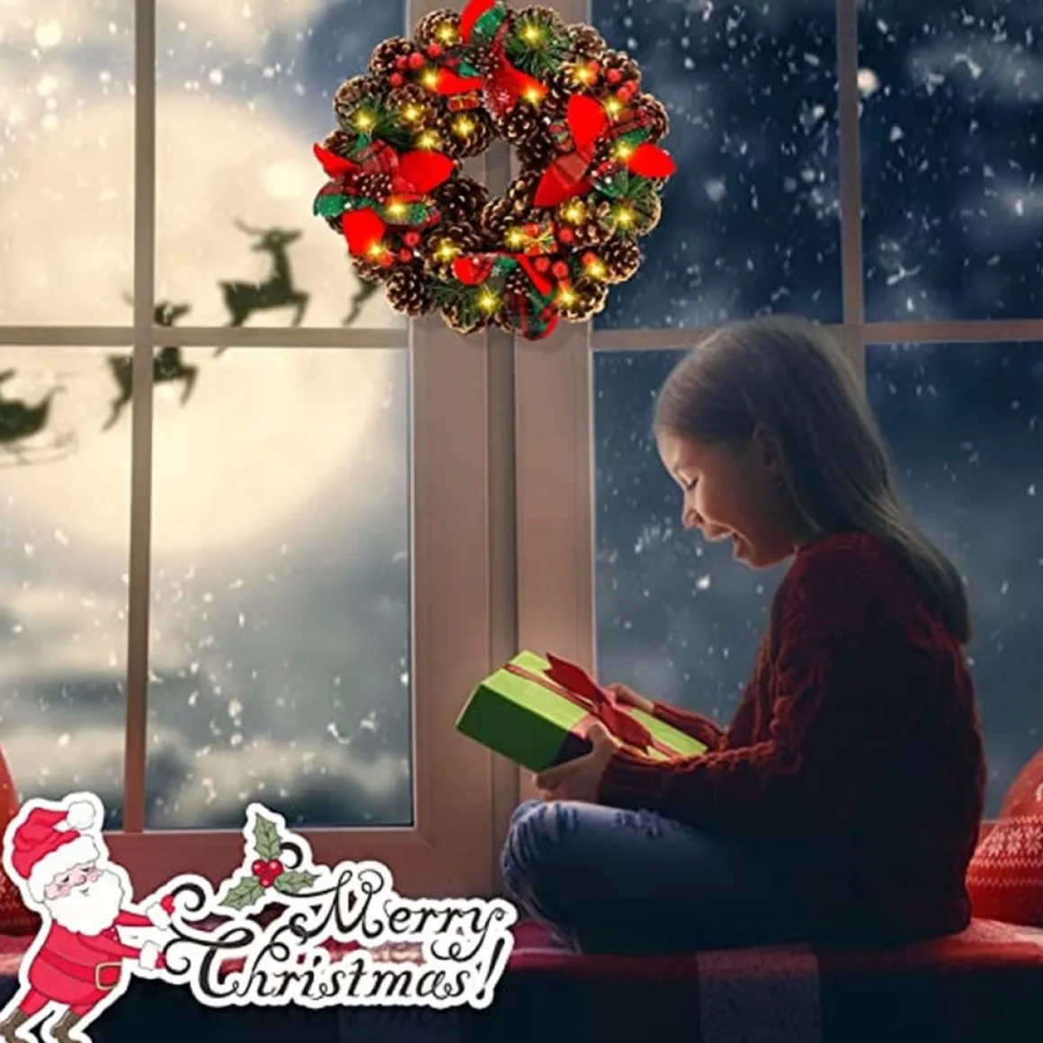 * Kerstkrans - Christmas Decoration Cheap