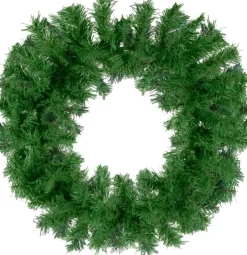 * Kerstkrans - Kunst Kerstdecoratie - Groen - Kunststof - Diameter 40Cm Cheap