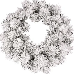 * Kerstkrans "Oregon" - Groen - O 45 Cm - Met Sneeuw Fashion