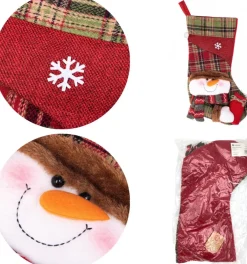 springos Kerstsok | Kerstsokken | Kerstversiering | Sneeuwpop Fashion