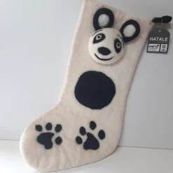 eigen Kerstsok Xl Panda Beer Fairtrade En Handgemaakt In Peru New
