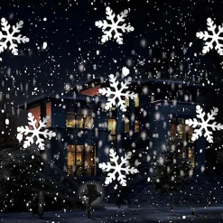 Anna's Collection Verlichte Kerstfiguren^Kerstverlichting Buiten - Kerst - Sneeuw Projector - Voor Binnen & Buiten - Kerstverlichting - Kerstcadeau - Kerstdecoratie