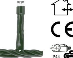 Merkloos Lichtgordijnen^Kerstverlichting - Ijspegel - Lichtgordijn - 6 Meter - Ijspegel - 180 Led's Voor Binnen & Buiten