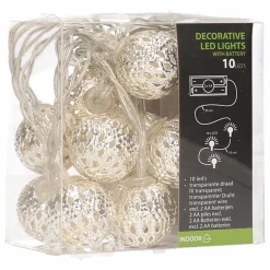 Cosyu0026Trendy Kerstlichtsnoeren^Kerstverlichting Kerstballen Slingers Met Led Licht 90 Cm - Kerstlampjes/Kerstlichtjes Lichtslingers Met Kerstballen