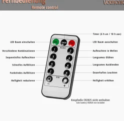 Trend24 Kerstlichtsnoeren^Kerstverlichting - Sfeerverlichting - Kerstverlichting Buiten - Kerstverlichting Binnen - Kerstversiering - Feestverlichting - Lichtsnoer - Lichtsnoer Buiten - Voor Binnen En Buiten - Met Afstandsbediening - 40 M - Warm Wit