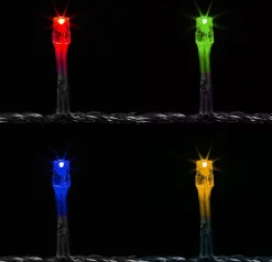 Trend24 Kerstlichtsnoeren^Kerstverlichting - Sfeerverlichting - Kerstverlichting Buiten - Kerstverlichting Binnen - Kerstversiering - Feestverlichting - Lichtsnoer - Lichtsnoer Buiten - Voor Binnen En Buiten - 5 M - Veelkleurig