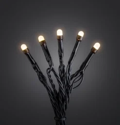 Konst Smide Kerstlichtsnoeren^Konstsmide 3813-800 Micro-Lichtketting Buiten Energielabel: E (A - G) Werkt Op Het Lichtnet Aantal Lampen 200 Led Amber Verlichte Lengte: 31.84 M