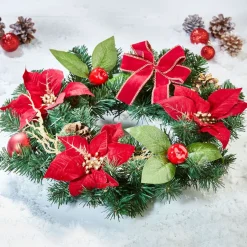 * Krans Met Kerststerren Best