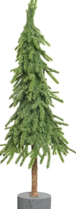 Everlands Kunstkerstbomen^Kunstkerstboom Boom Pe Mini L13B13H45 Cm Groen