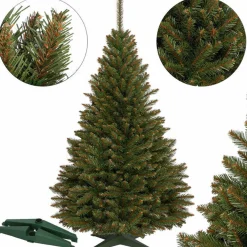 Viking Choice Kunstkerstbomen^Kunstkerstboom - 180 Cm - Plastic Voet - Groen