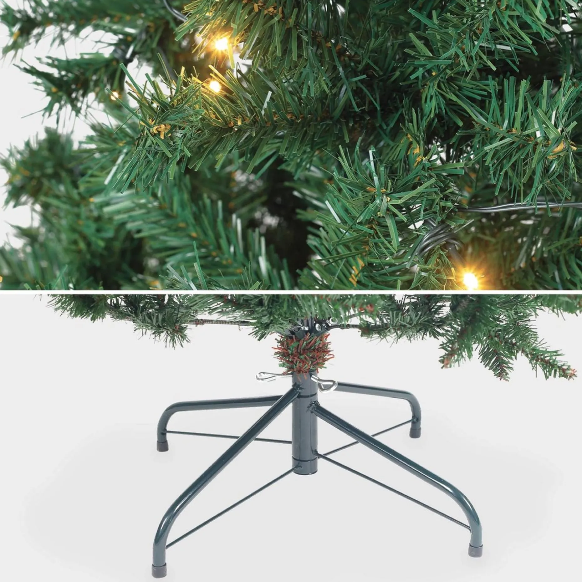 Aliceu0027s Garden Kunstkerstbomen^Kunstkerstboom - 180 Cm - Verlichting En Voet Inbegrepen