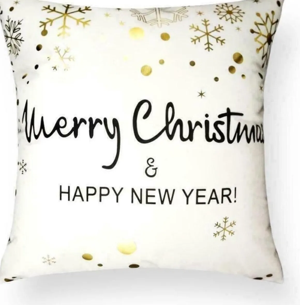 By Javy Kussenhoes Kerst - Merry Christmas Kleine Letters - Kussenhoes - Kerst - 45X45 Cm - Sierkussen - Polyester Discount
