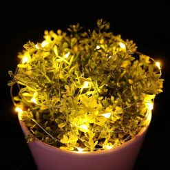 Wondersathome Led Lampjes - Kerstlampjes - Kerstverlichting - 20 Warm Wit Lampjes - 2 Meter - Inclusief Batterijen - Lichtsnoer - Sfeerverlichting - Draadverlichting - Best Sale