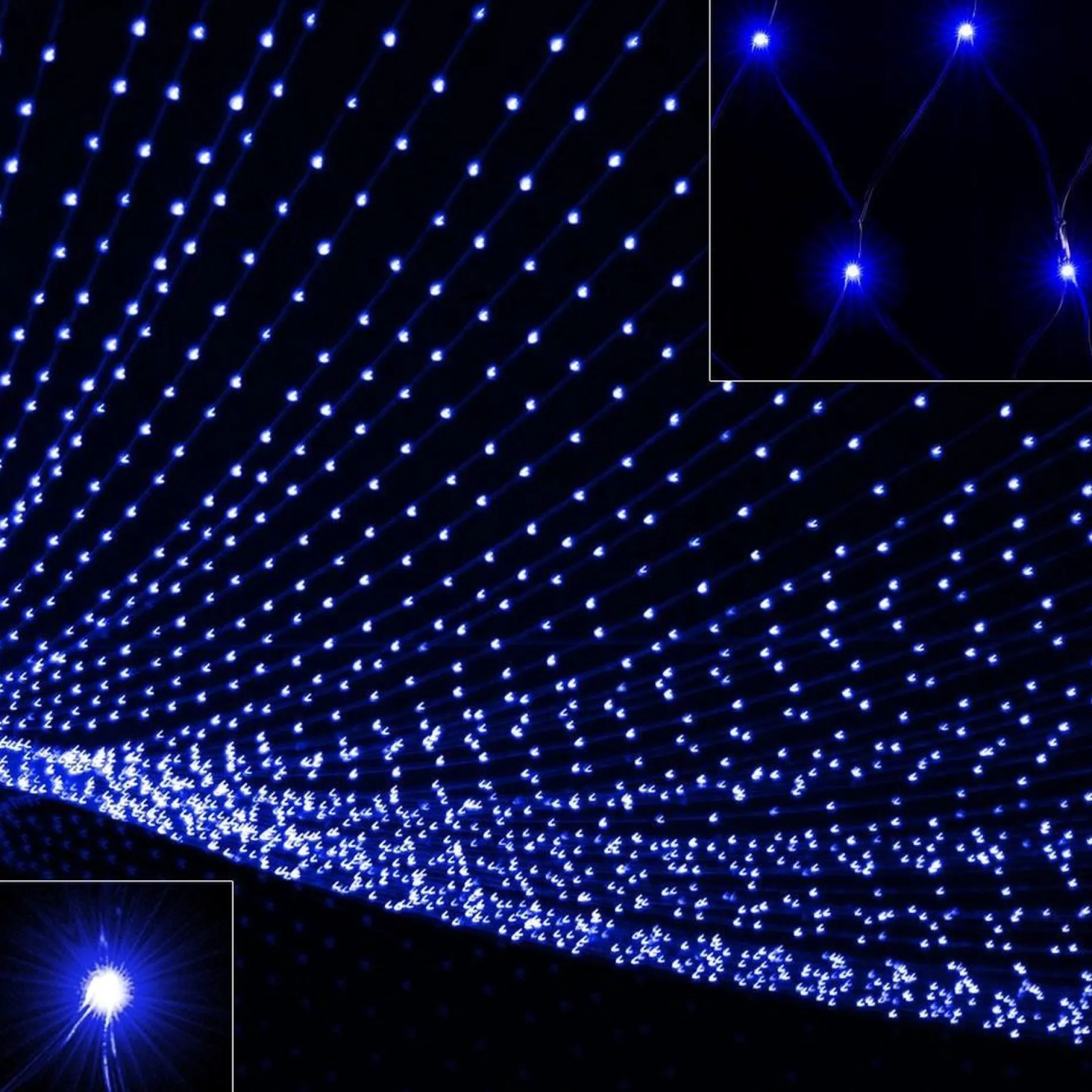 Monzana Lichtgordijnen^Lichtgordijn - 120X120Cm 100 Leds - Binnen & Buiten