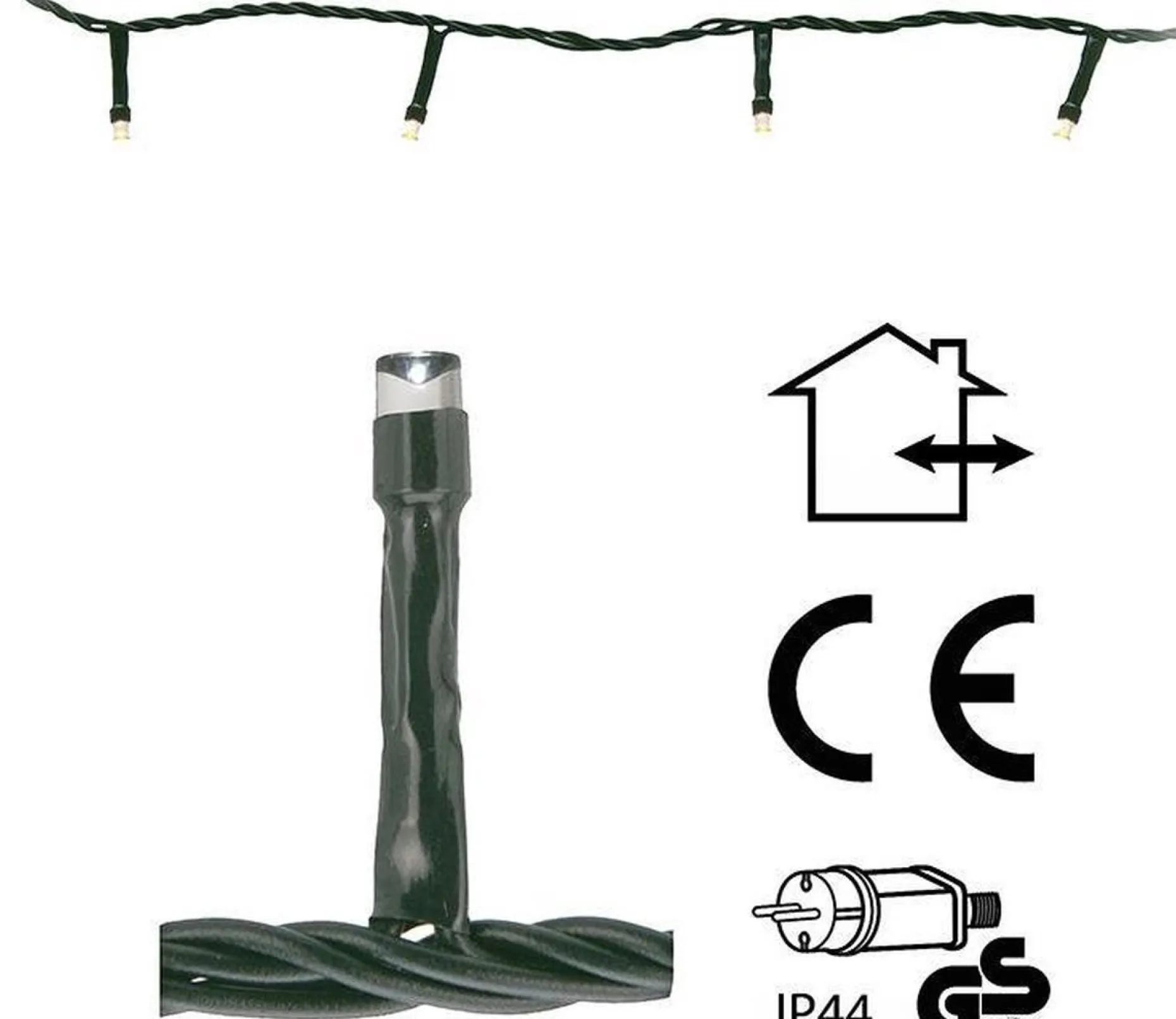 Merkloos Kerstboomverlichting^54 Meter Ledverlichting / Ledsnoer Met 720 Led's Warm/Wit | Voor Binnen En Buiten