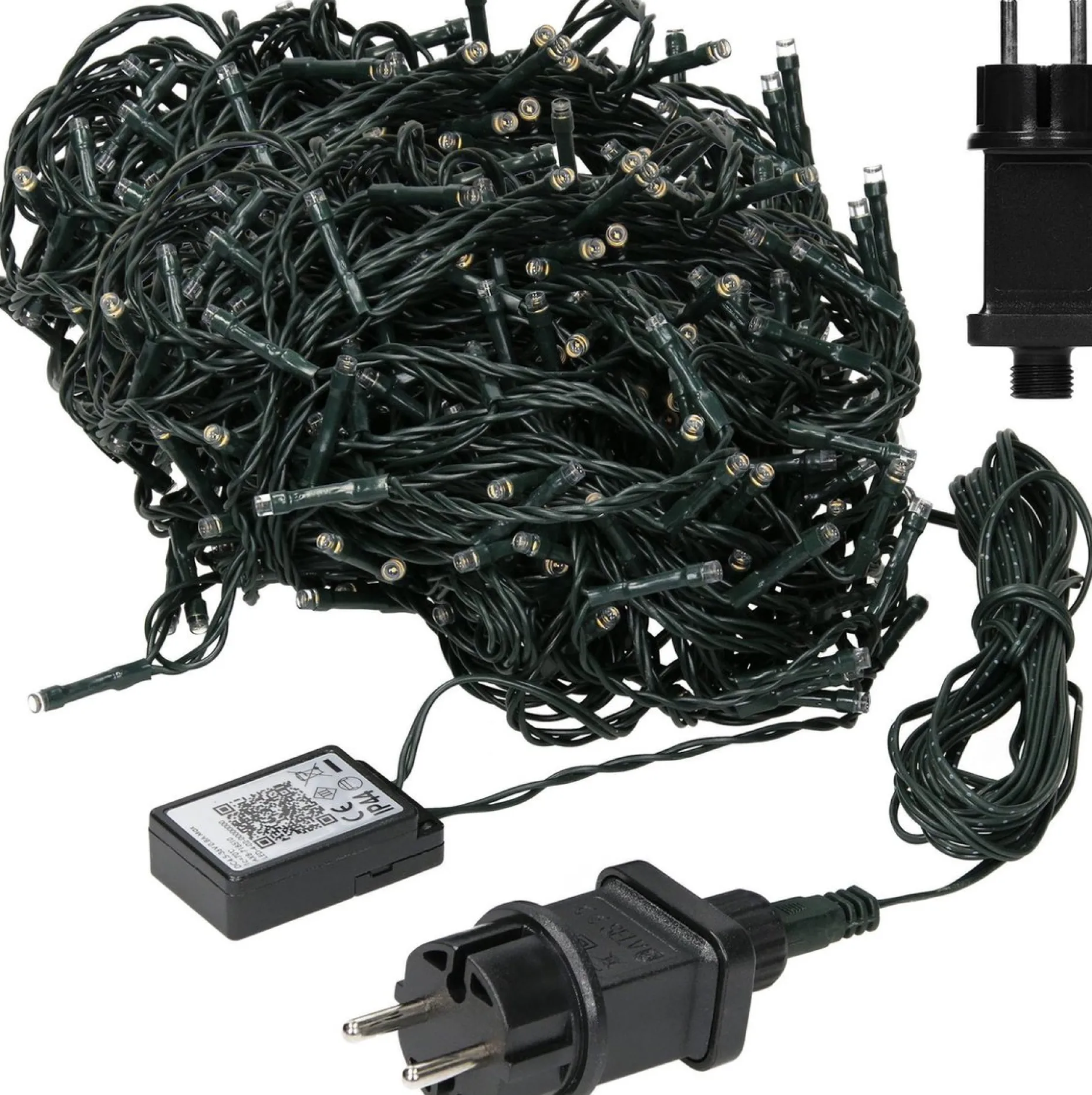 Merkloos Kerstboomverlichting^54 Meter Ledverlichting / Ledsnoer Met 720 Led's Warm/Wit | Voor Binnen En Buiten