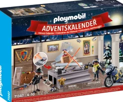 PLAYMOBIL Adventskalenders^ Adventskalender 2023 Politie Museumdiefstal - 71347