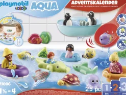 PLAYMOBIL Adventskalenders^ 1.2.3 Aqua Adventskalender 2023 Badplezier - 71086