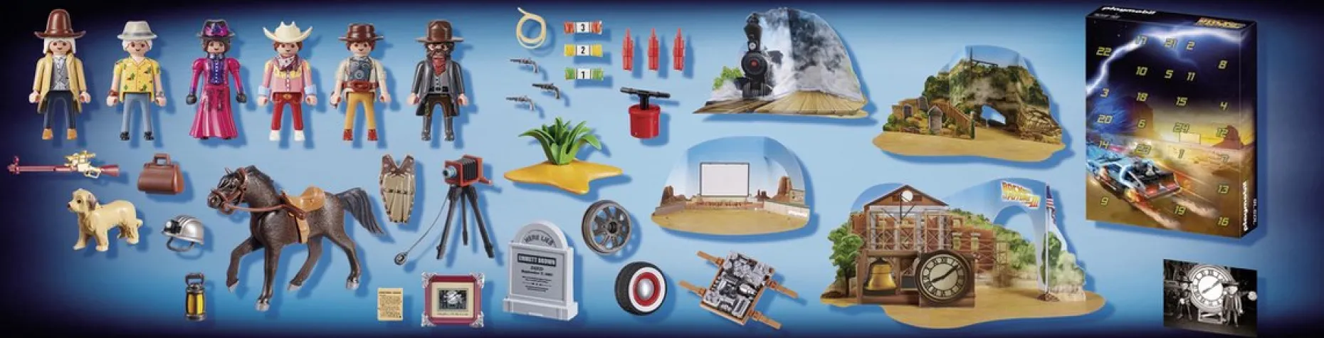 PLAYMOBIL Adventskalenders^ Christmas Adventskalender "Back To The Future Deel Iii" - 70576