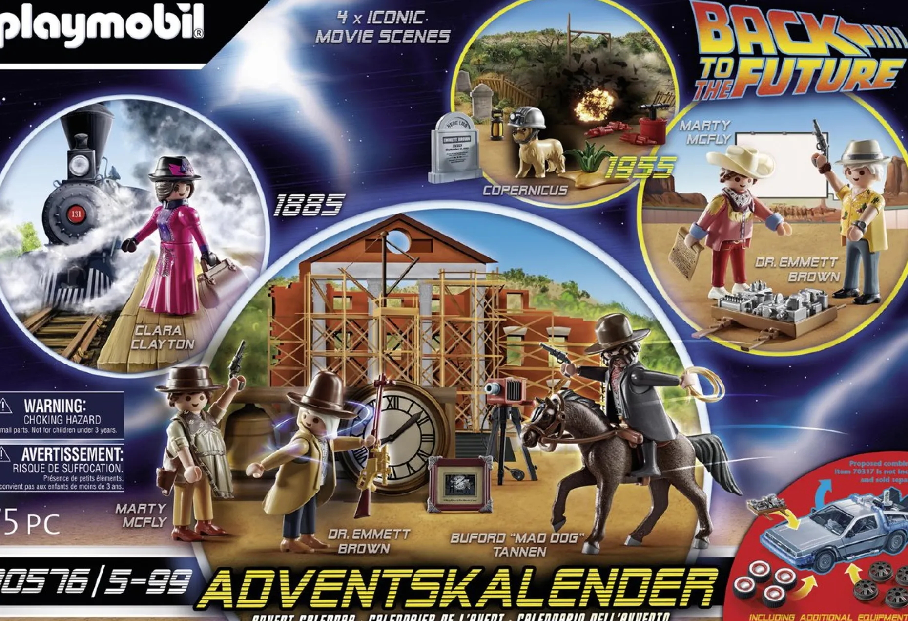 PLAYMOBIL Adventskalenders^ Christmas Adventskalender "Back To The Future Deel Iii" - 70576