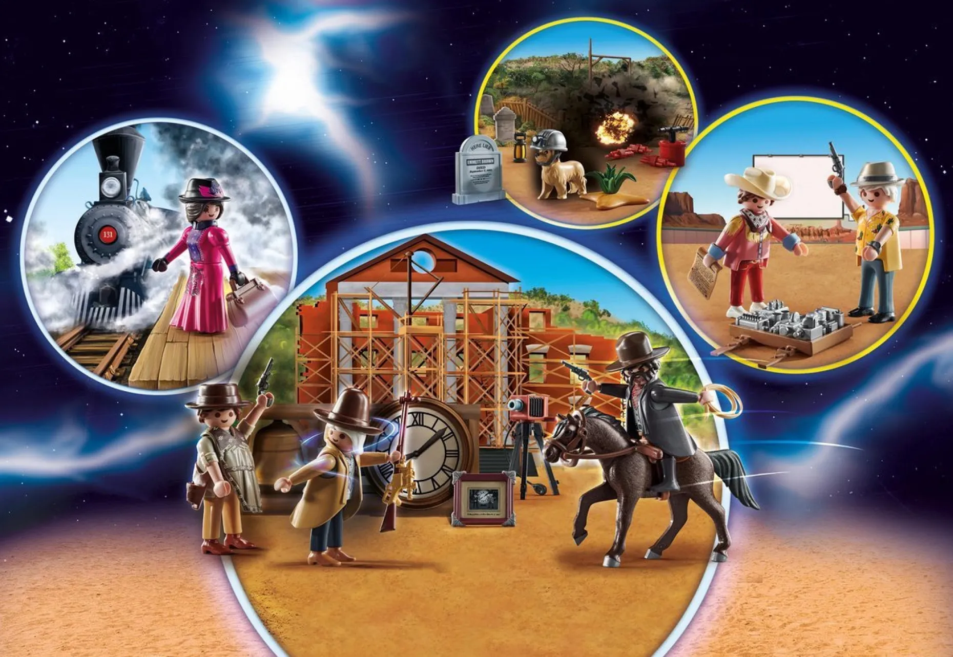 PLAYMOBIL Adventskalenders^ Christmas Adventskalender "Back To The Future Deel Iii" - 70576