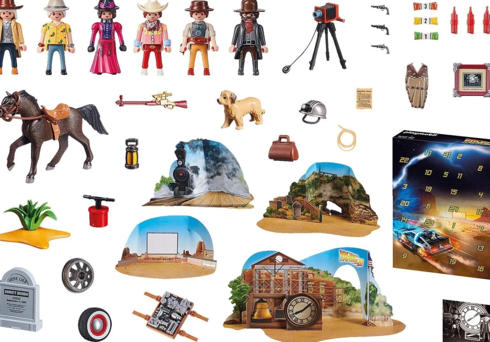 PLAYMOBIL Adventskalenders^ Christmas Adventskalender "Back To The Future Deel Iii" - 70576