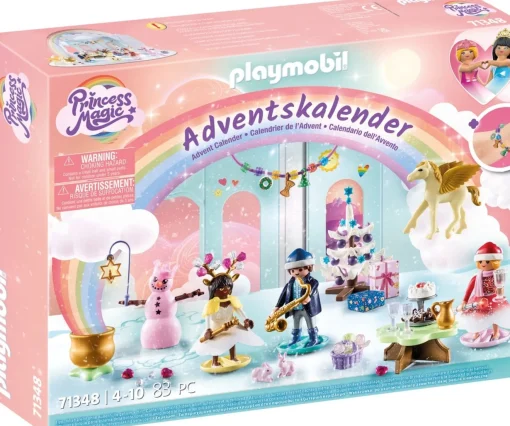 PLAYMOBIL Adventskalenders^ Princess Magic Adventskalender 2023 Kerstmis Onder De Regenboog - 71348