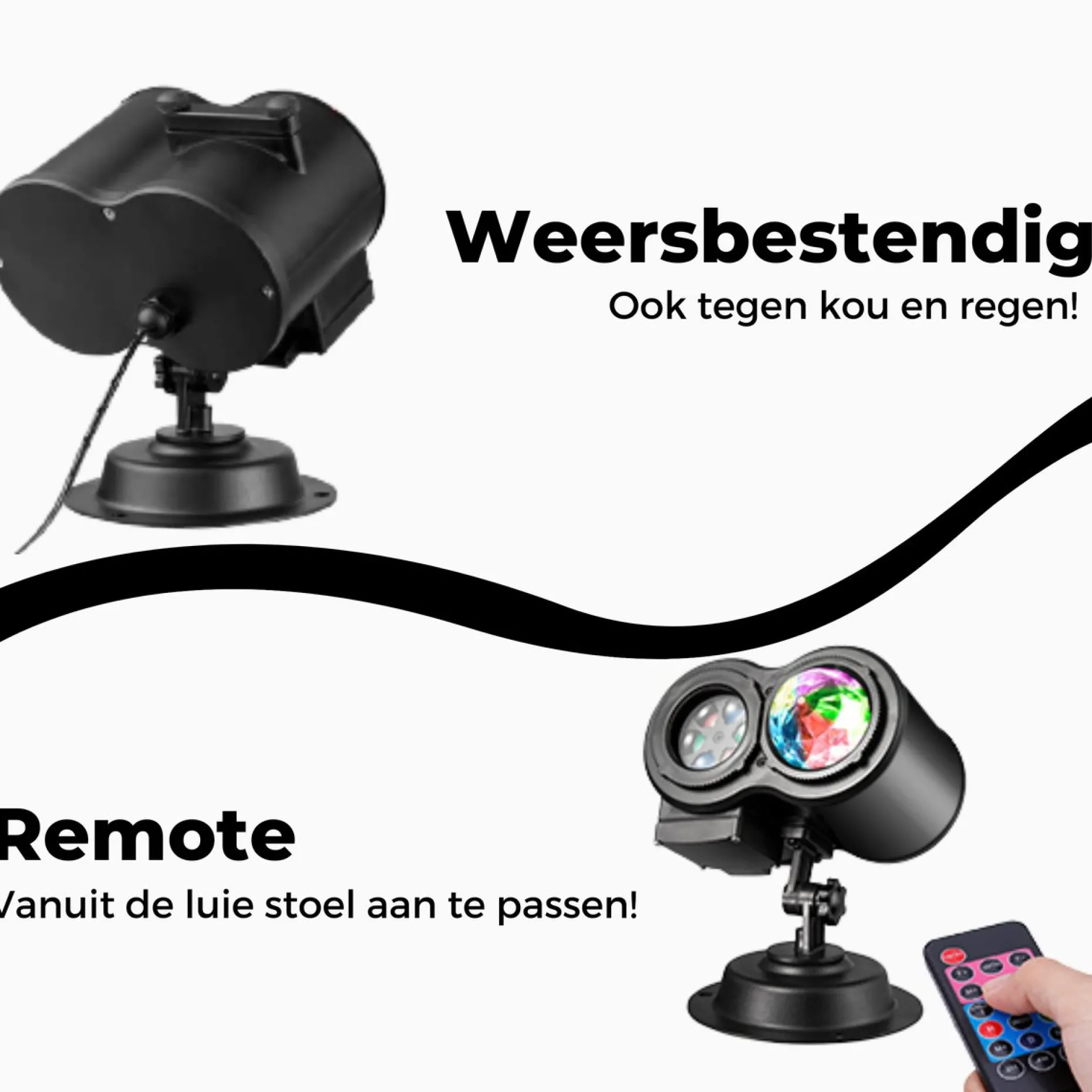 Merkloos Kerstlasers^Quevo Kerst Projector - Kerstversiering Buiten - Kerst Projector Binnen - Kerst Projector Buiten - Black Friday - Spotgoedkope Prijs