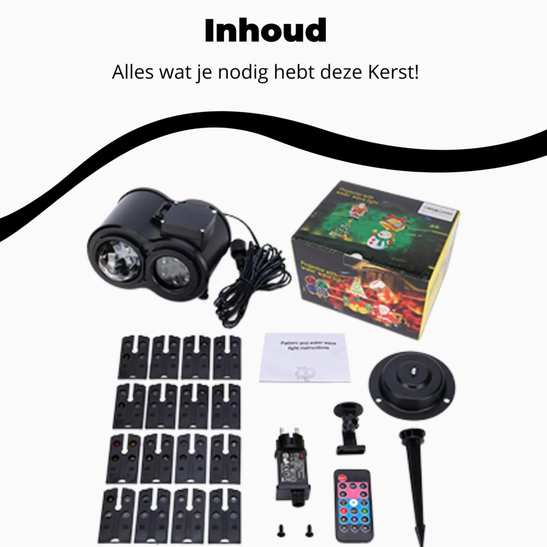 Merkloos Kerstlasers^Quevo Kerst Projector - Kerstversiering Buiten - Kerst Projector Binnen - Kerst Projector Buiten - Black Friday - Spotgoedkope Prijs