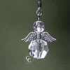 CC Raamhanger Beschermengel , Hand Vervaardigd Uit Swarovski Kristallen . ( Bescherm Engel , Kettinghanger , Sleutelhanger ) , Zilver Helder , Zilver Cheap