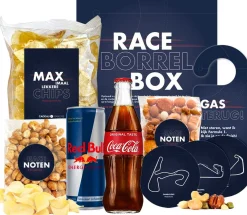 Cadeaumakers Kerstpakketten^Race Pakket Cadeau | Borrelen Tijdens De Formule 1! | Liefhebber Formule 1 Cadeau | Race Cadeau | Max Verstappen Cadeau | Autosport Cadeau - Vader Cadeaupakket