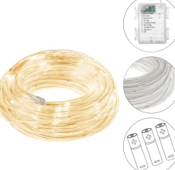 springos Lichtslangen^ Kerstverlichting | Lichtslang | 5 M | Batterij | 50 Led |