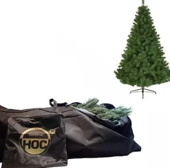 COVER UP HOC Kerstspullen Opbergers^Stevige Waterdichte Grote Kunstkerstboom Opberghoes - Opbergtas Voor Kerstboom Met Handvatten - Kerstboom Opbergen Met Versieringen Erbij Is Nog Nooit Zo Makkelijk Geweest!