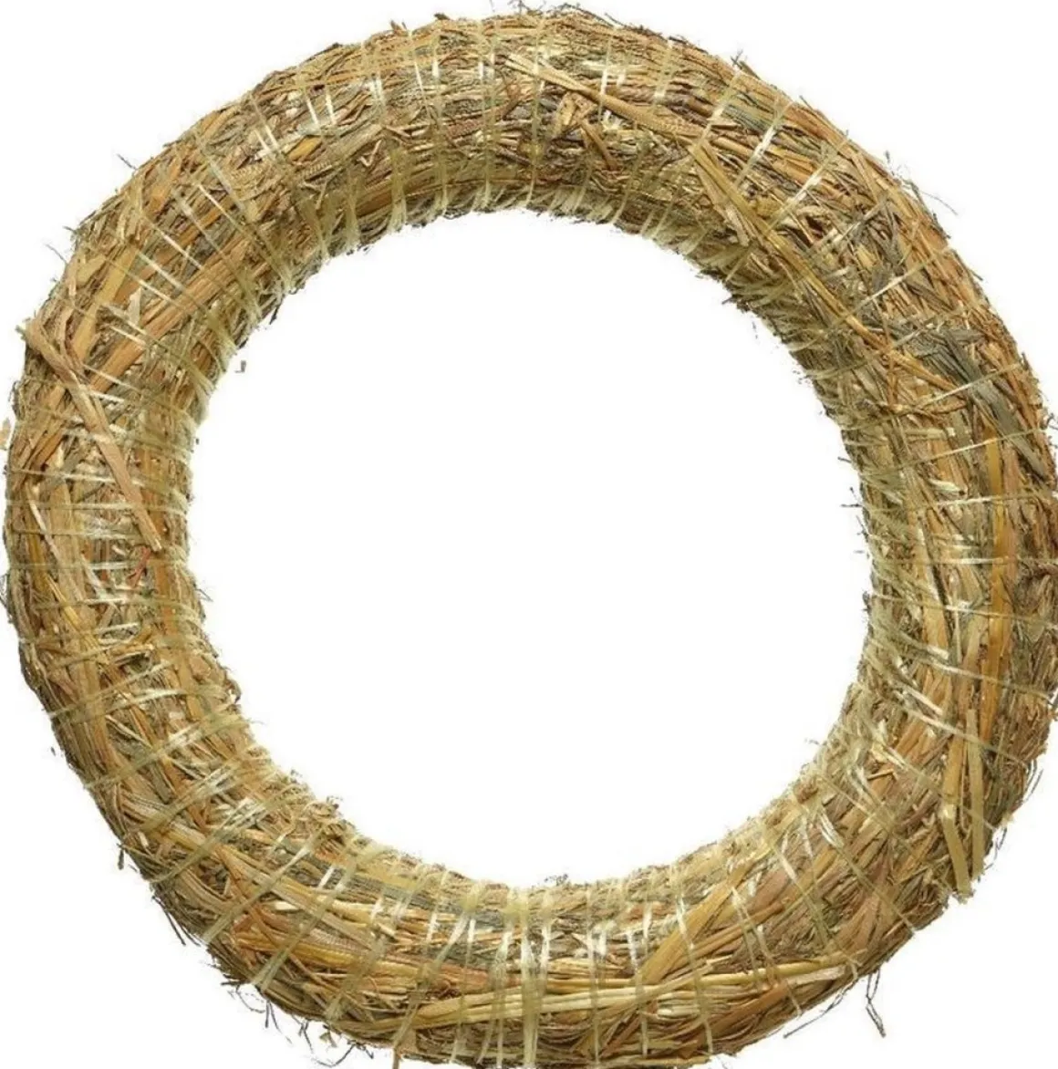Merkloos Stro Kerstkransen Om Te Decoreren 25 Cm - Kerst Deurkransen - Strokransen Cheap