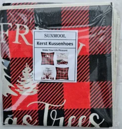 SUNMOOL Kerst Kussenhoes - Kussenhoes - Pillow Cover - 45 X 45Cm 4Stuks Type H Cheap