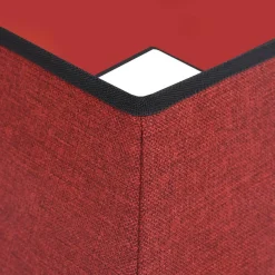 The Living Store Kerstboomstandaarden^ Kerstboomkraag - Rood/Wit - 25Cm - Stof/Karton
