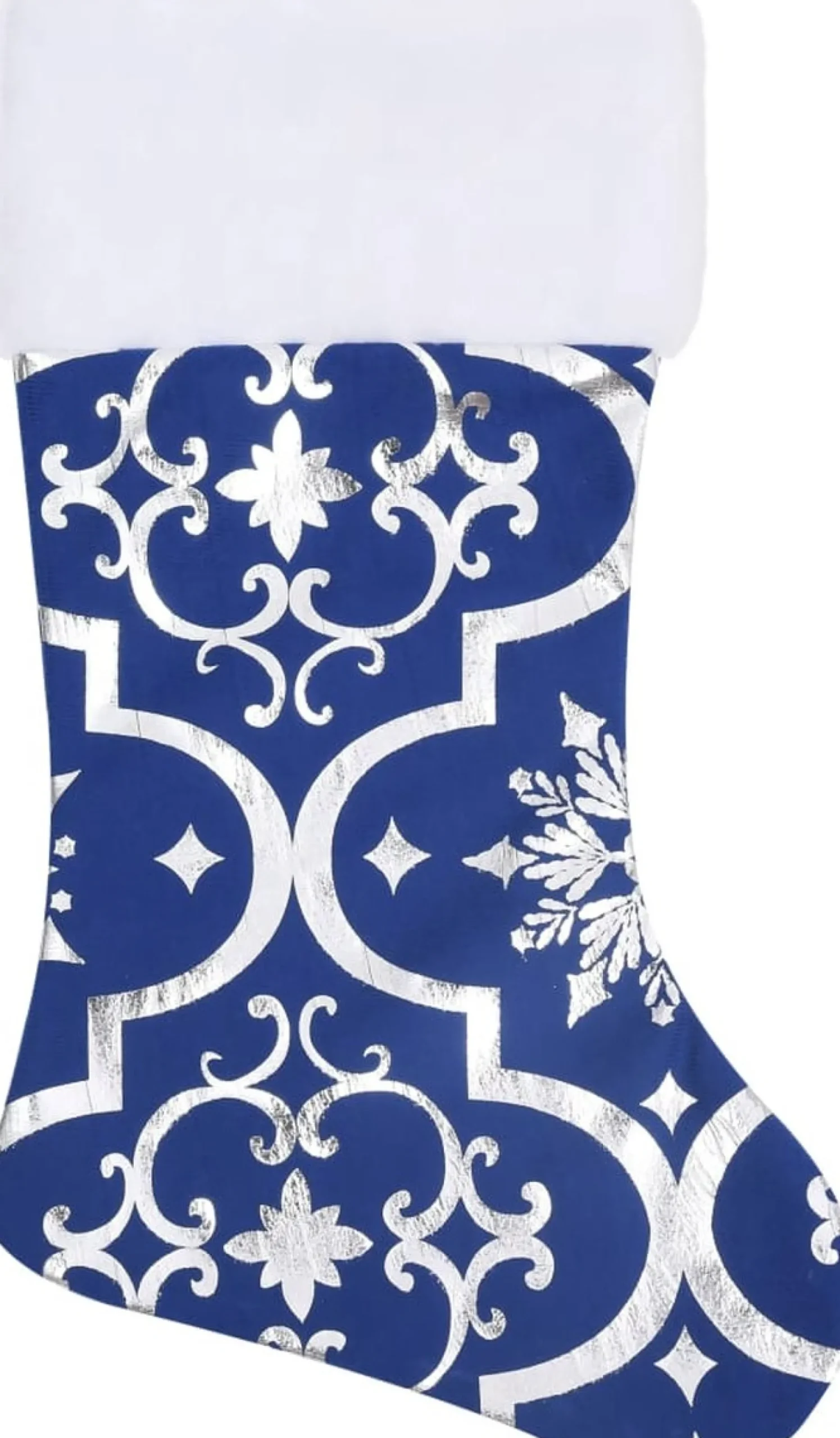 The Living Store Kerstboomstandaarden^ Kerstboomrok Luxe Met Sok 122 Cm Stof Kerstboomrok Blauw