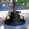 The Living Store Kerstboomstandaarden^ Kerstboomstandaard - Metaal - 29X29X15.5 Cm - Antiek Patroon