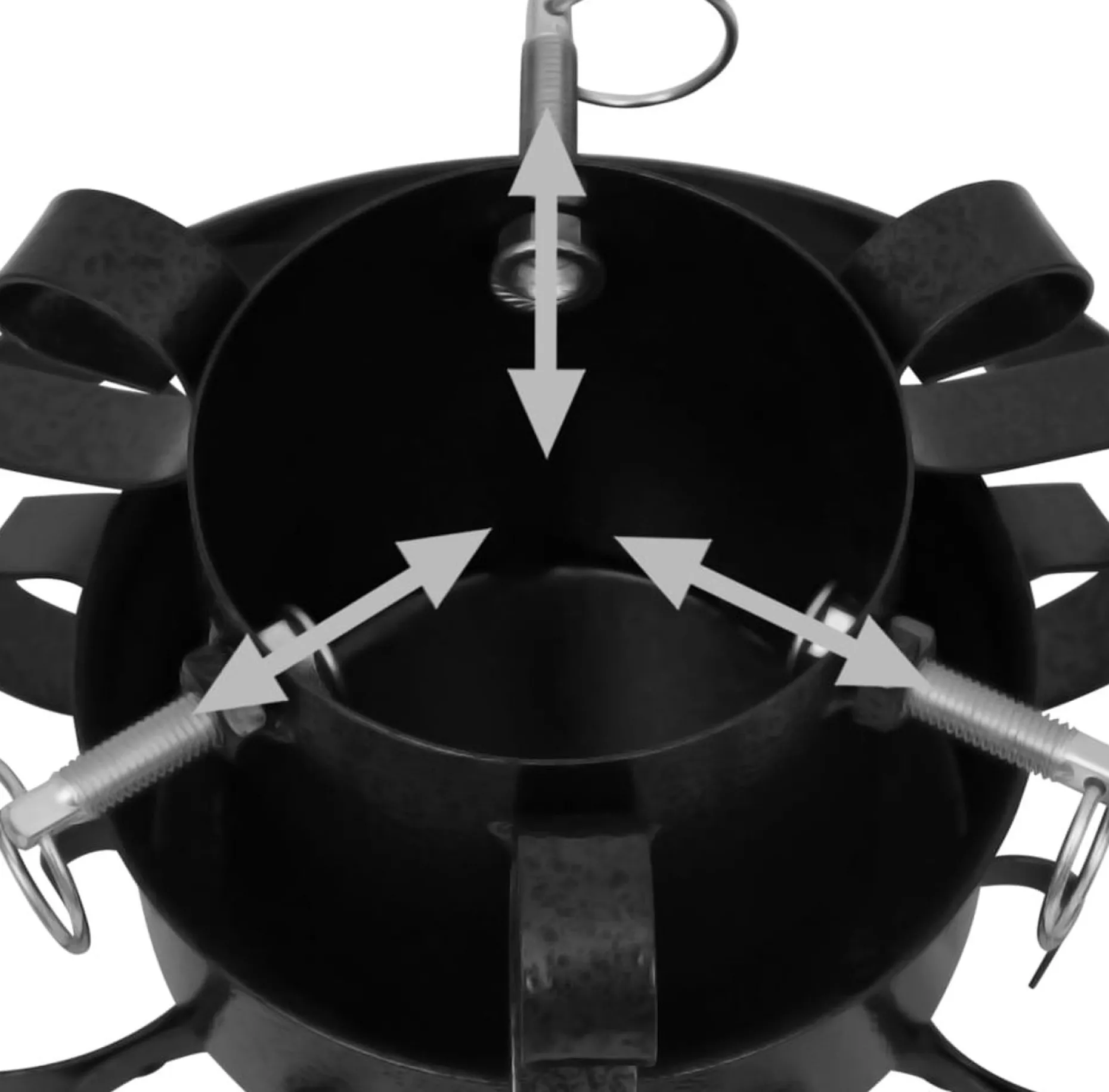 The Living Store Kerstboomstandaarden^ Kerstboomstandaard - Metaal - 29X29X15.5 Cm - Antiek Patroon