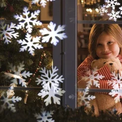 Trend24 Kerstlasers^ - Kerst Projector Met Figuren - Kerstlasers - Led Laser Projector Met Sneeuwvlokken - Kerstprojector - Sneeuw Projector - Kerstverlichting Voor Binnen En Buiten - Inclusief Afstandsbediening