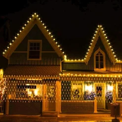 Trendopolis Lichtslangen^ Magical Net Mesh Fairy String Lights - Betoverend Buitenlicht - 8 Verbluffende Modi - Waterdicht & Duurzaam - Eenvoudige Installatie