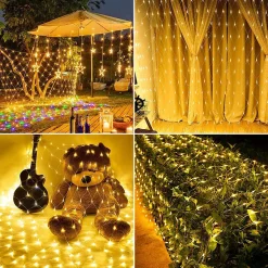 Trendopolis Lichtslangen^ Magical Net Mesh Fairy String Lights - Betoverend Buitenlicht - 8 Verbluffende Modi - Waterdicht & Duurzaam - Eenvoudige Installatie