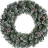 Triumph Tree Empress Kerstkrans - O90 Cm - Frosted Green Cheap